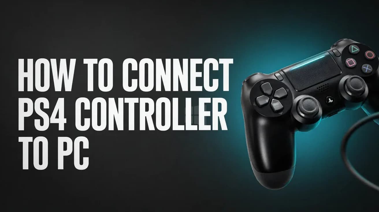 How to Connect PS4 Controller to PC (USB or Bluetooth)