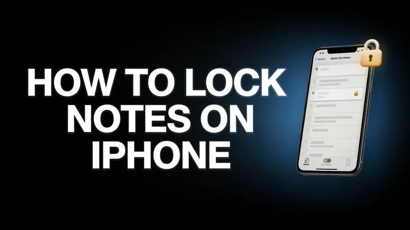 How to Lock Notes on iPhone (Passcode or Face ID)