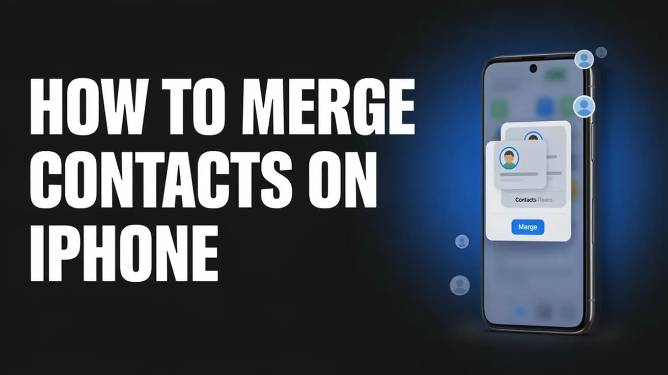 How to Merge Contacts on iPhone (Duplicates Found)