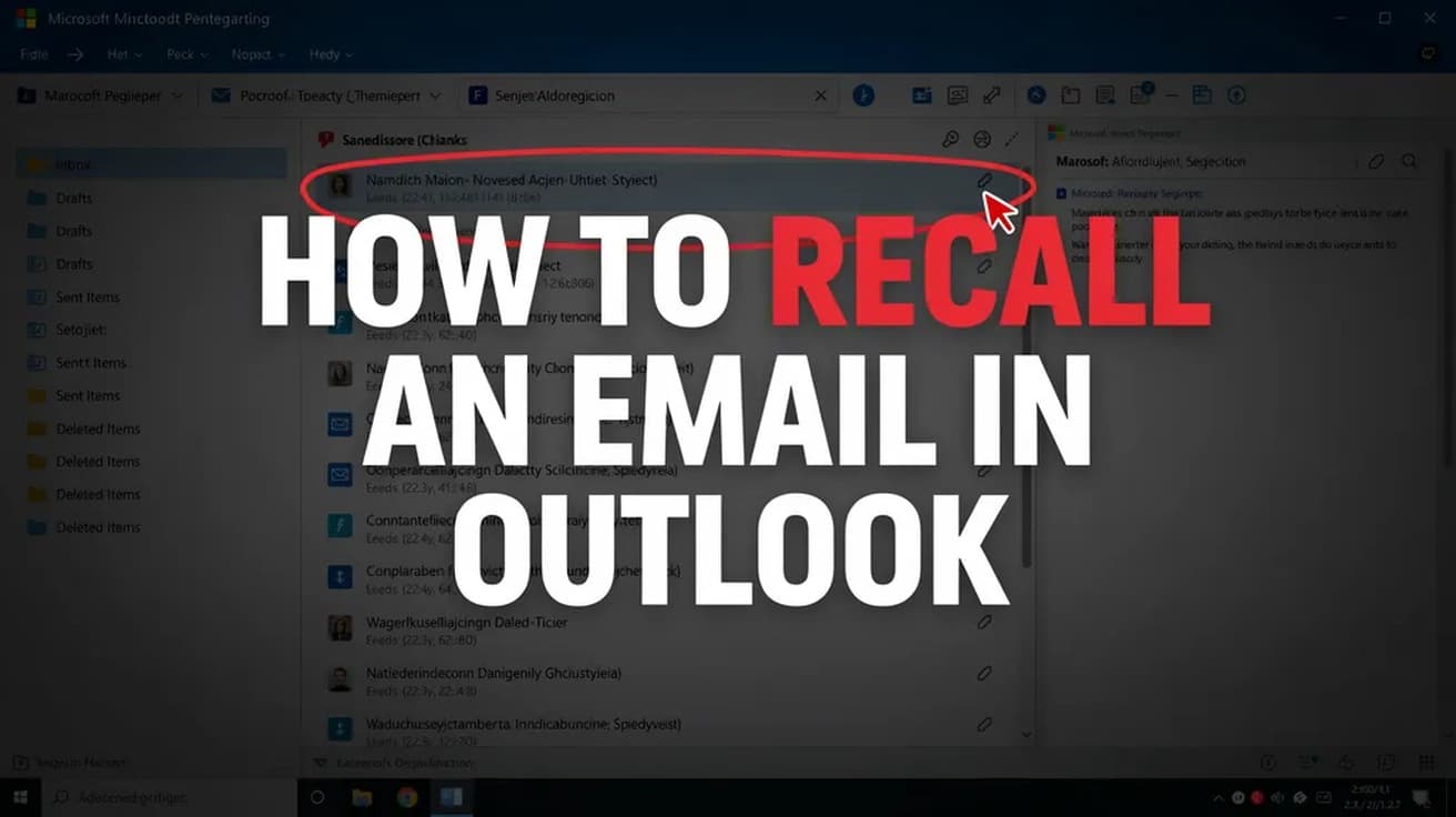 How to Recall an Email in Outlook (And When It Works)