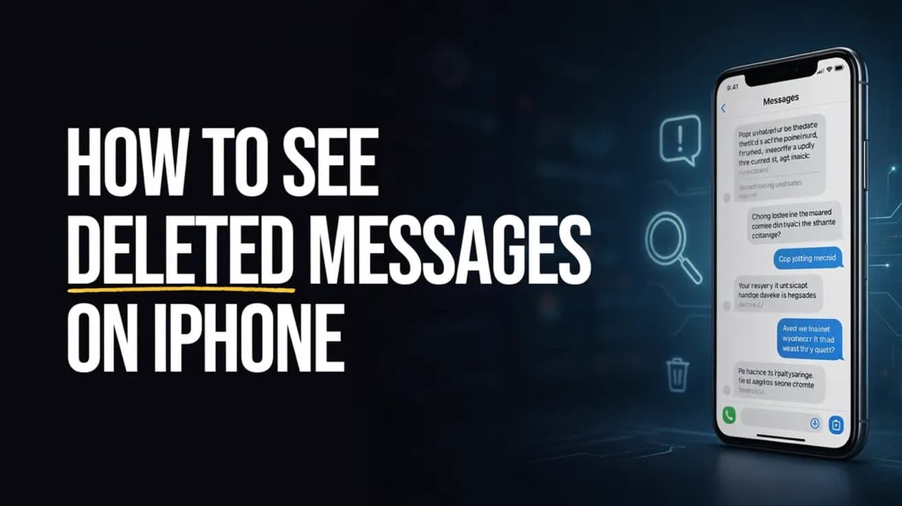How to See Deleted Messages on iPhone (40-Day Window)