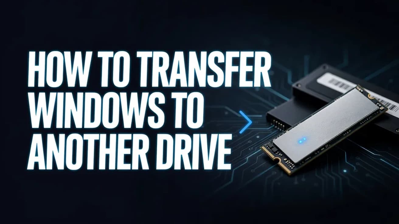 How to Transfer Windows to Another Drive (Clone It)